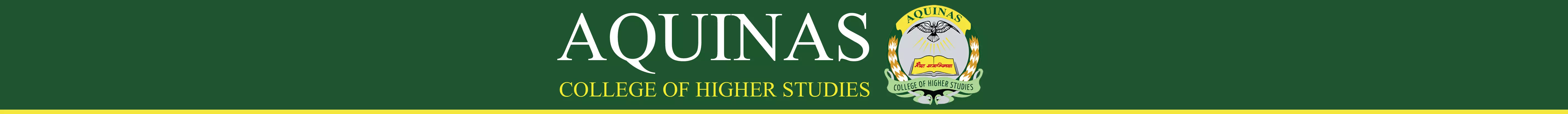 Aquinas College of Higher Studies logo